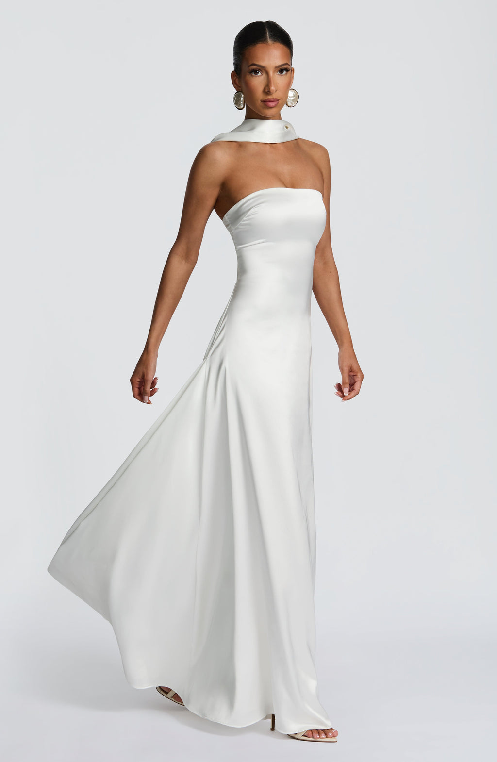 Morven Maxi Dress - Ivory - Napalia