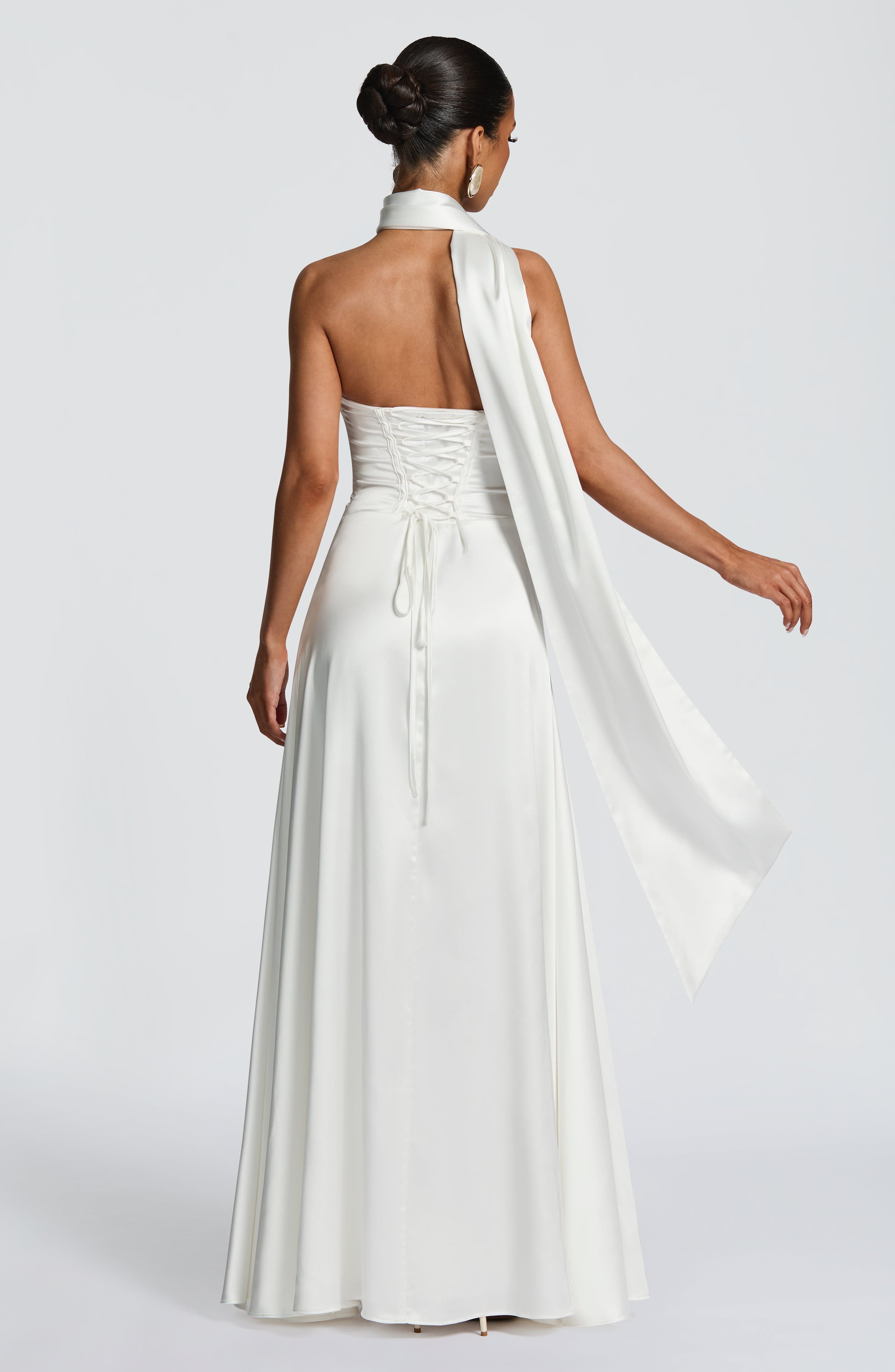 Morven Maxi Dress - Ivory - Napalia