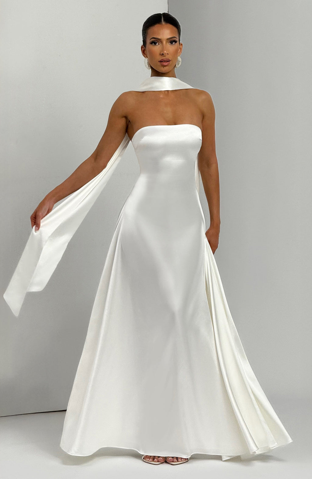 Morven Maxi Dress - Ivory - Napalia