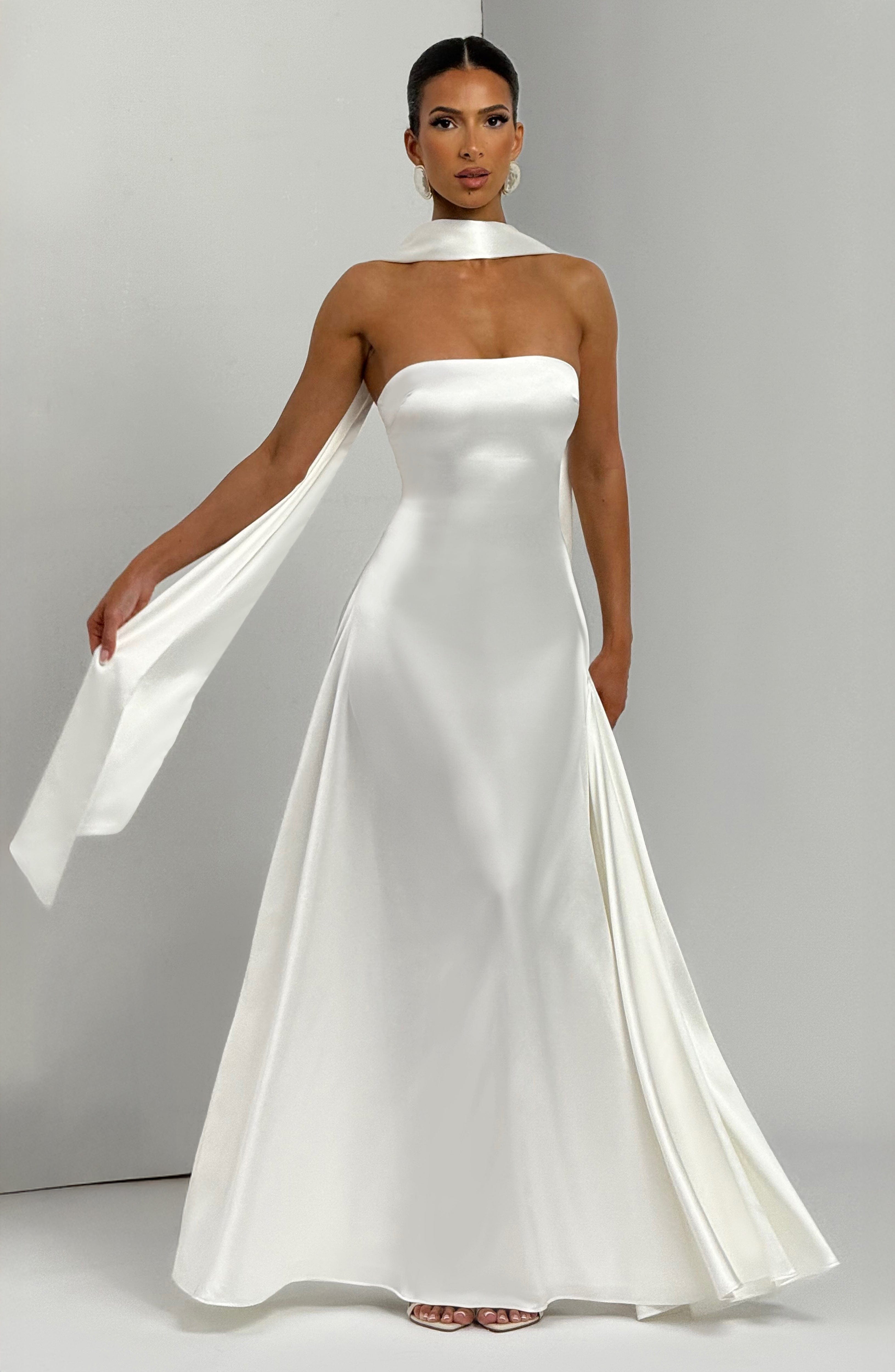 Morven Maxi Dress - Ivory - Napalia