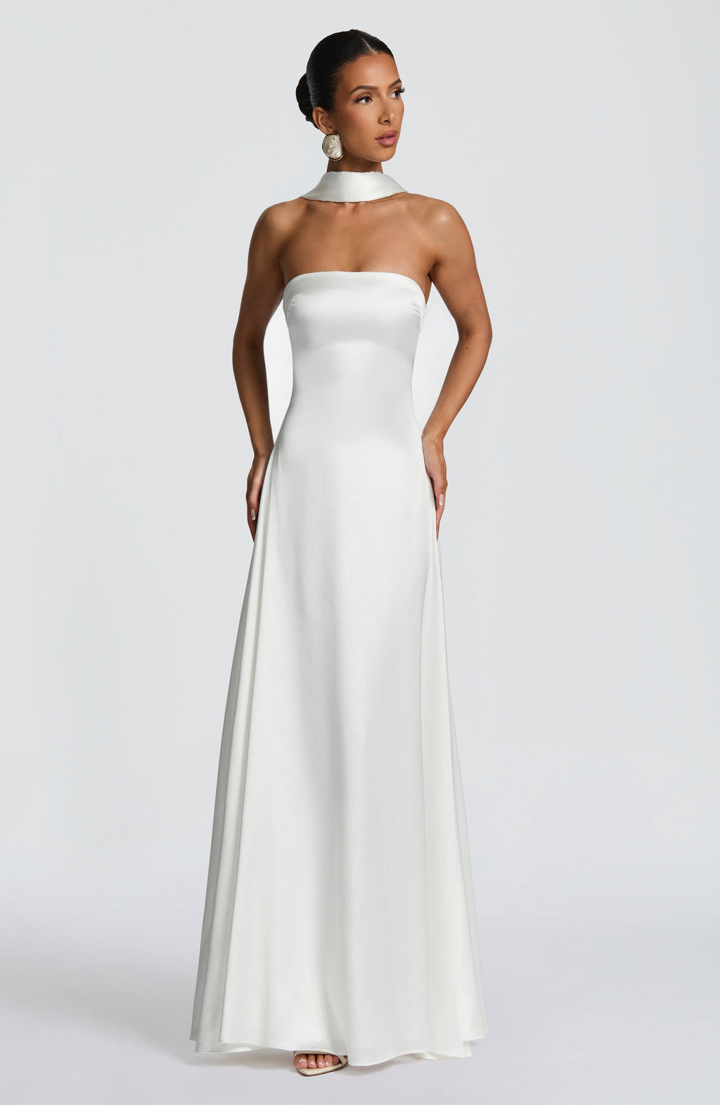 Morven Maxi Dress - Ivory - Napalia