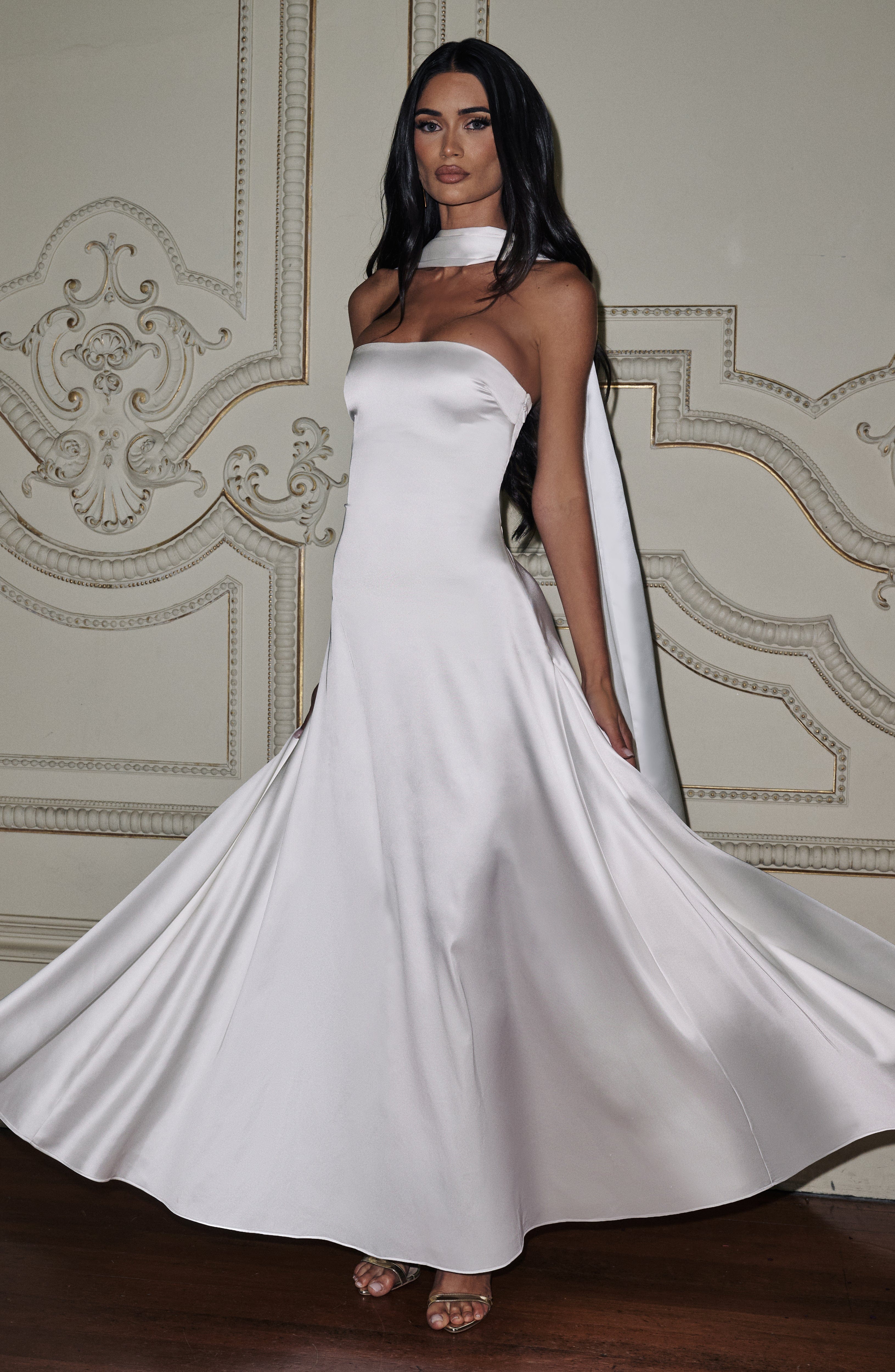 Morven Maxi Dress - Ivory - Napalia
