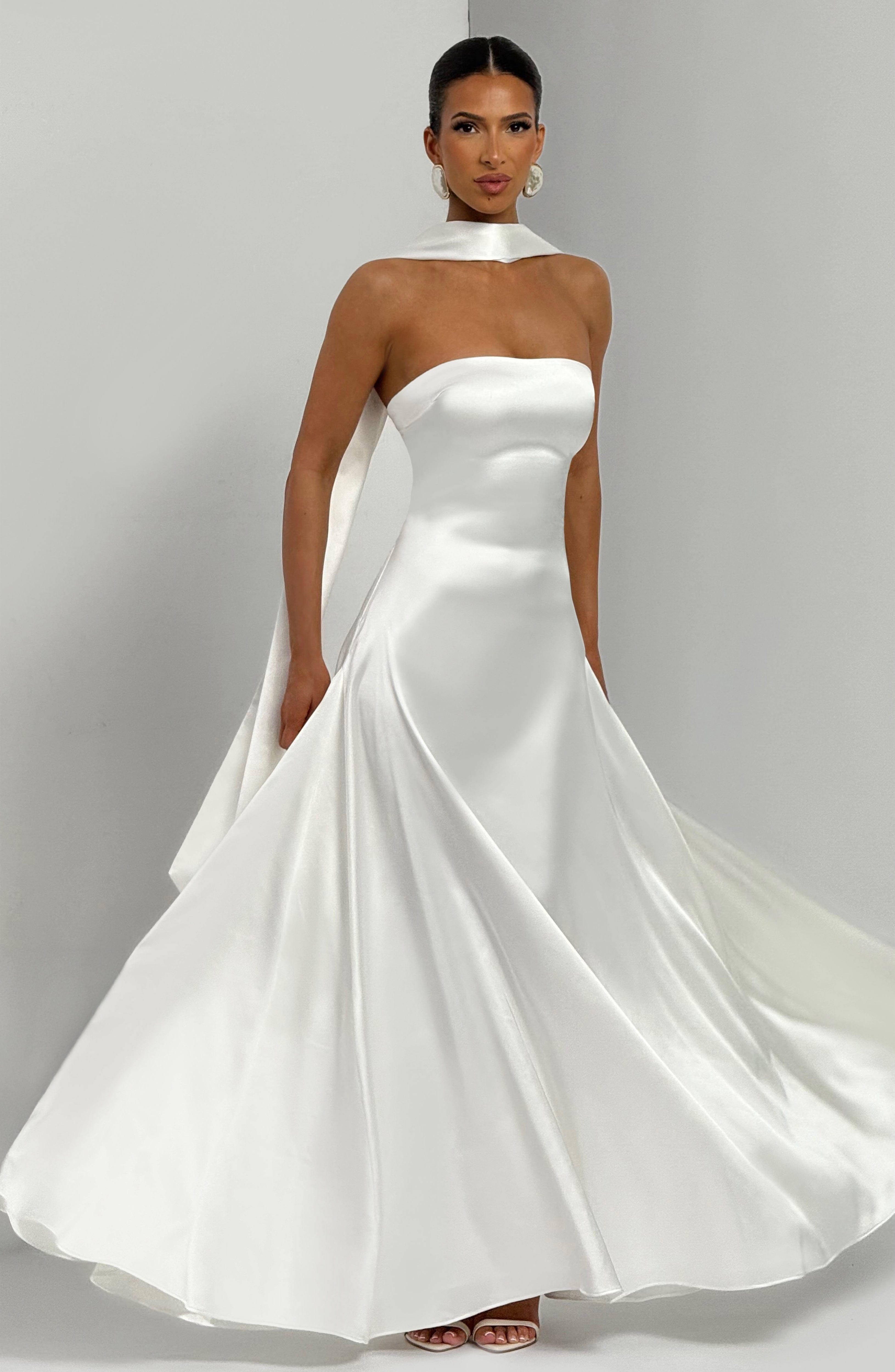 Morven Maxi Dress - Ivory - Napalia