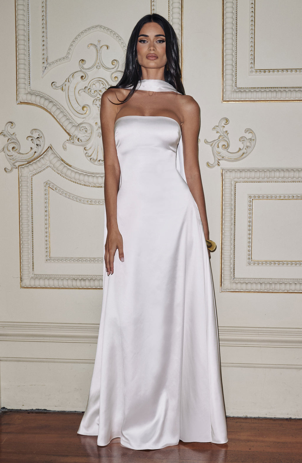 Morven Maxi Dress - Ivory - Napalia