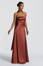 Morven Maxi Dress - Rust - Napalia