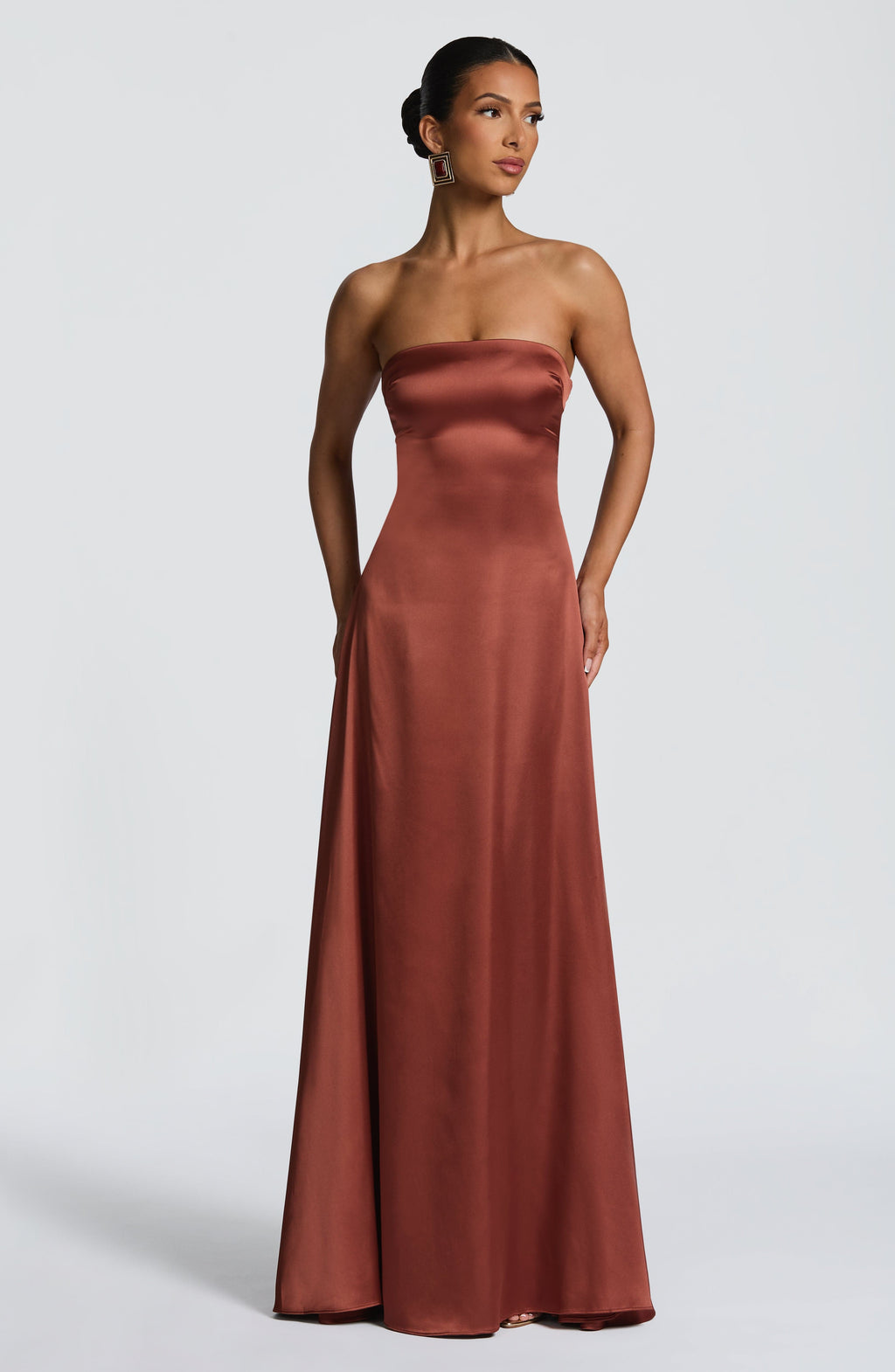 Morven Maxi Dress - Rust - Napalia