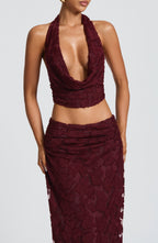 Myra Top - Cherry Lacquer - Napalia