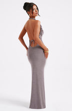 Nala Maxi Dress - Charcoal - Napalia