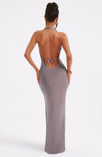 Nala Maxi Dress - Charcoal - Napalia