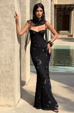 Nefertiti Maxi Dress - Black - Napalia