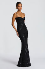 Nefertiti Maxi Dress - Black - Napalia