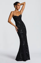 Nefertiti Maxi Dress - Black - Napalia