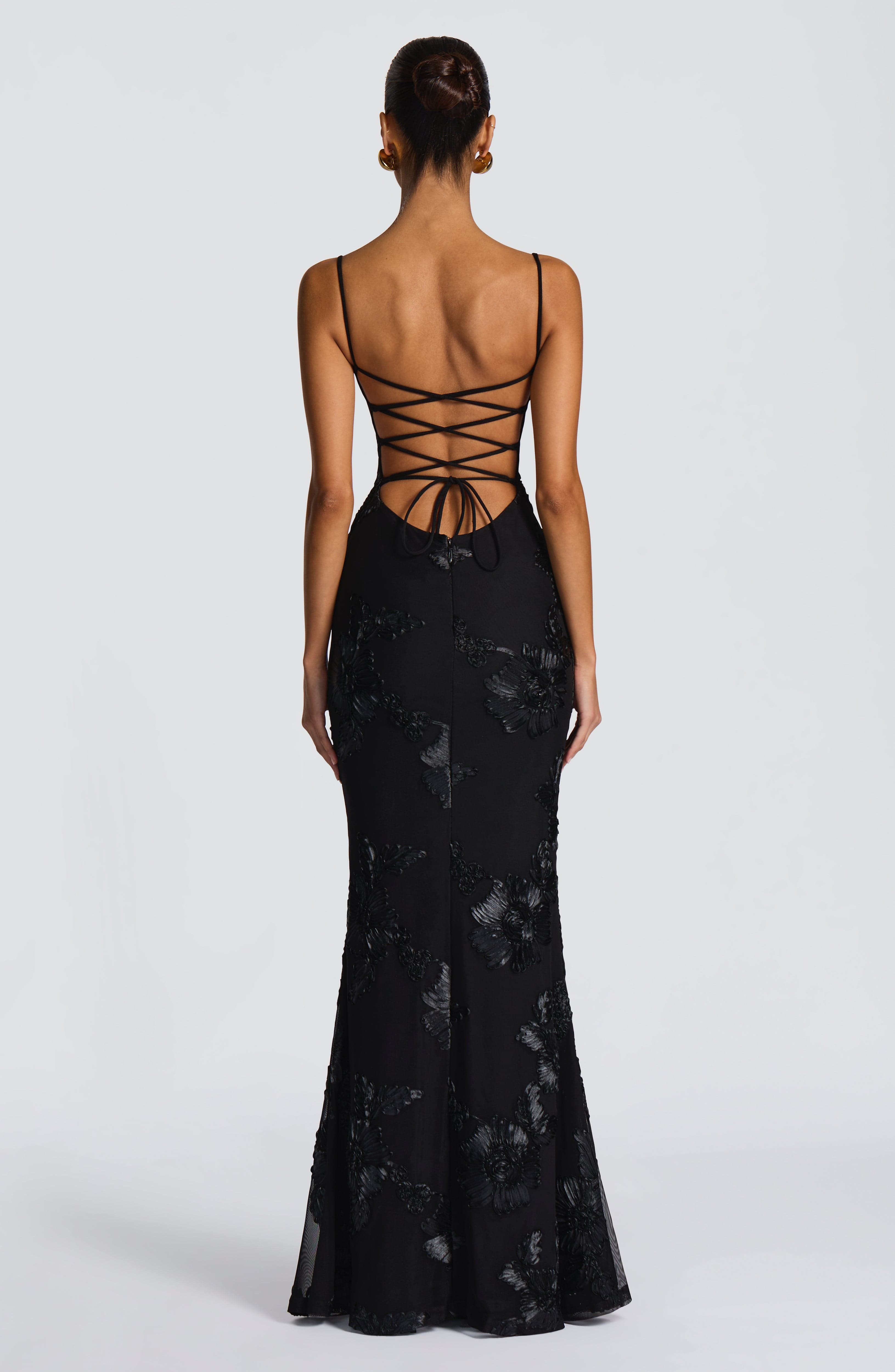 Nefertiti Maxi Dress - Black - Napalia