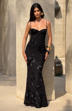 Nefertiti Maxi Dress - Black - Napalia