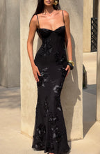 Nefertiti Maxi Dress - Black - Napalia