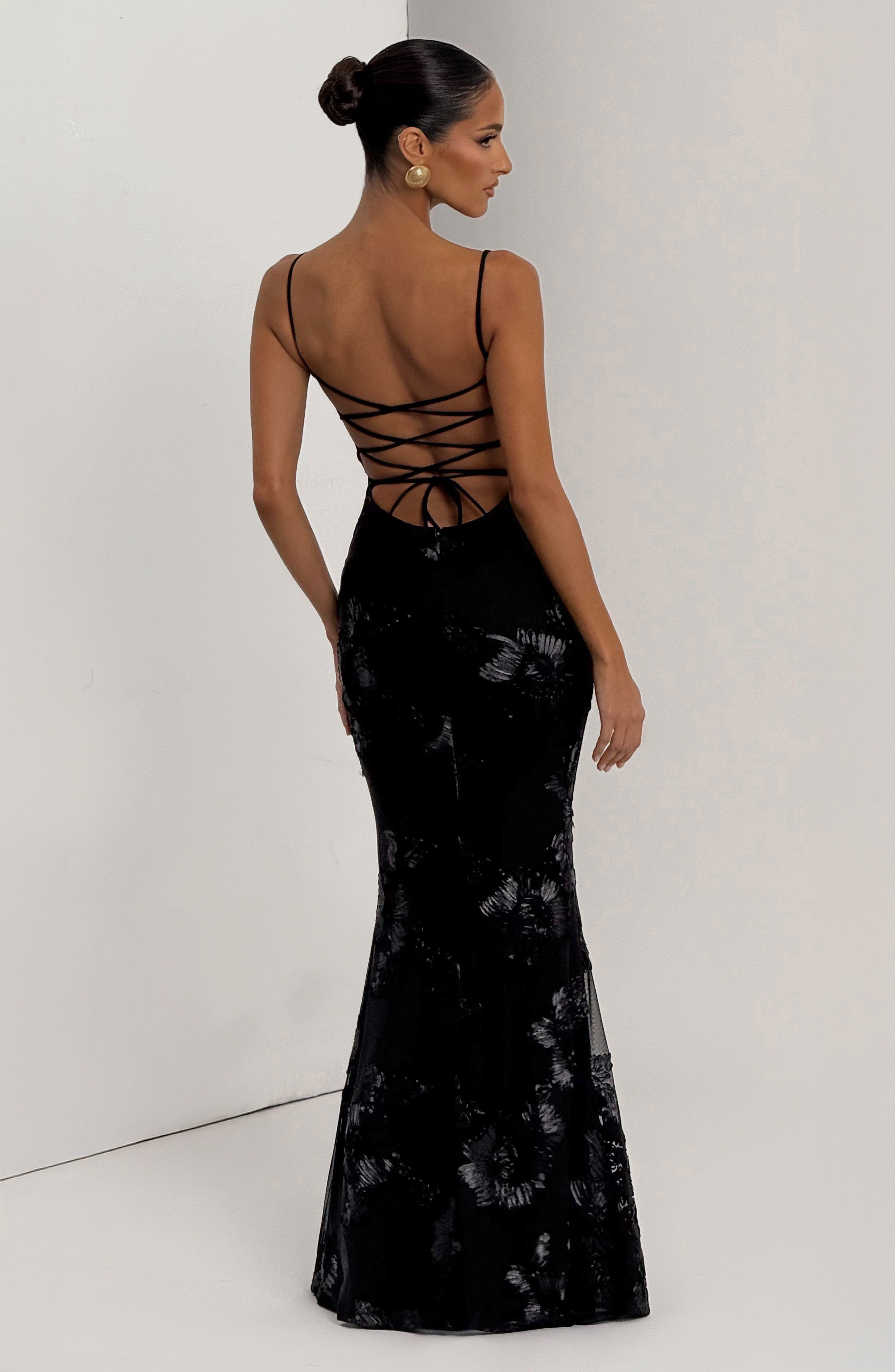 Nefertiti Maxi Dress - Black - Napalia