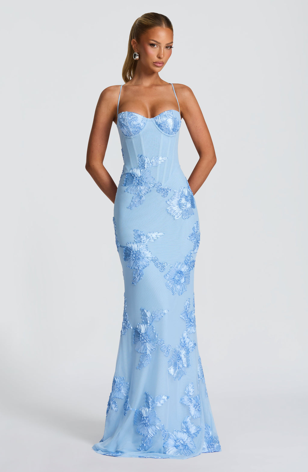 Nefertiti Maxi Dress - Glacier Blue - Napalia