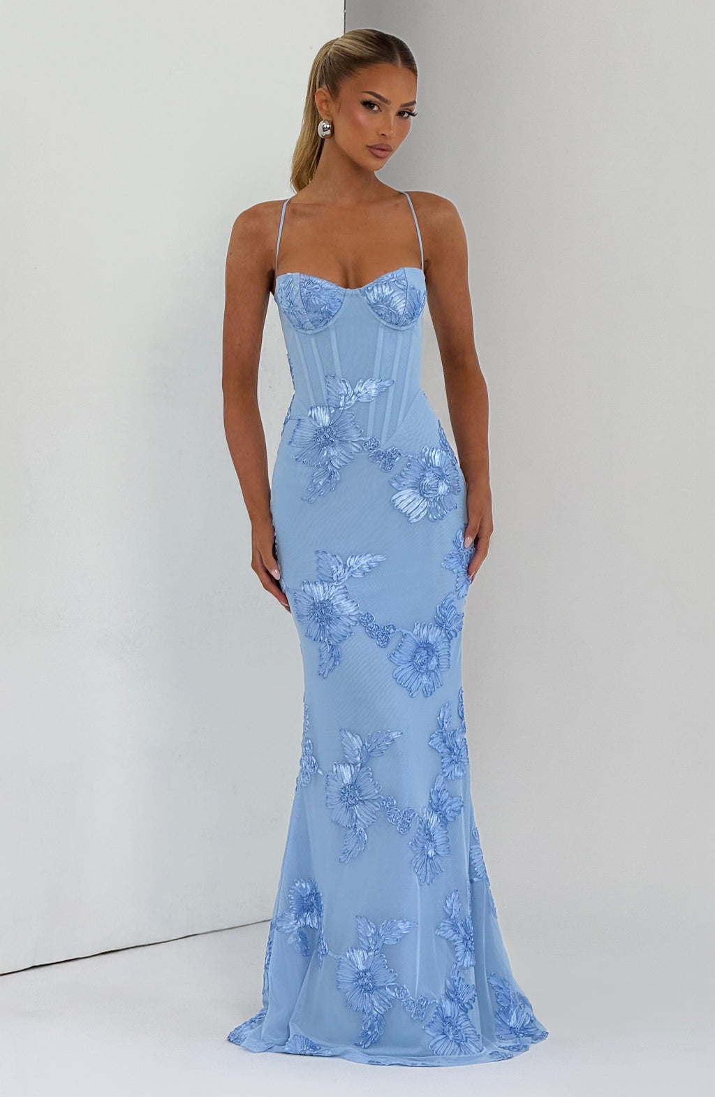Nefertiti Maxi Dress - Glacier Blue - Napalia