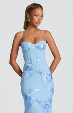 Nefertiti Maxi Dress - Glacier Blue - Napalia