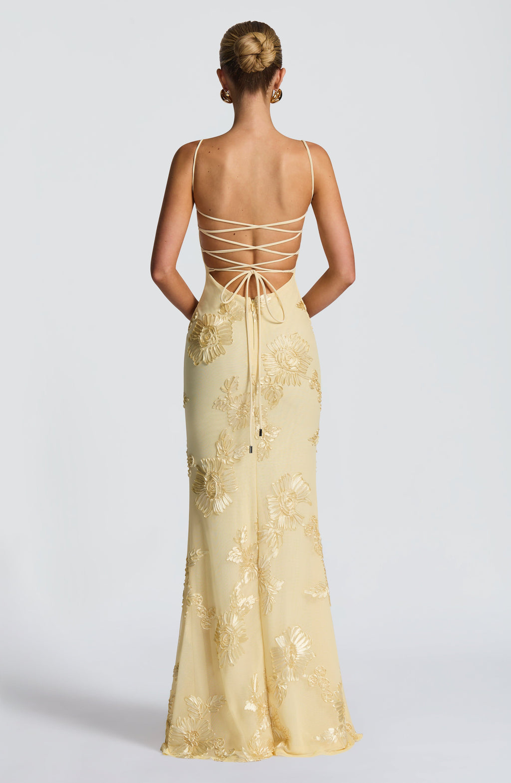 Nefertiti Maxi Dress - Lemon - Napalia