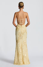 Nefertiti Maxi Dress - Lemon - Napalia