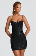 Nefertiti Mini Dress - Black - Napalia