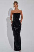 Neriah Maxi Dress - Black - Napalia