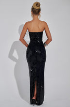 Neriah Maxi Dress - Black - Napalia
