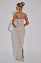Neriah Maxi Dress - Nude - Napalia