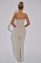 Neriah Maxi Dress - Nude - Napalia