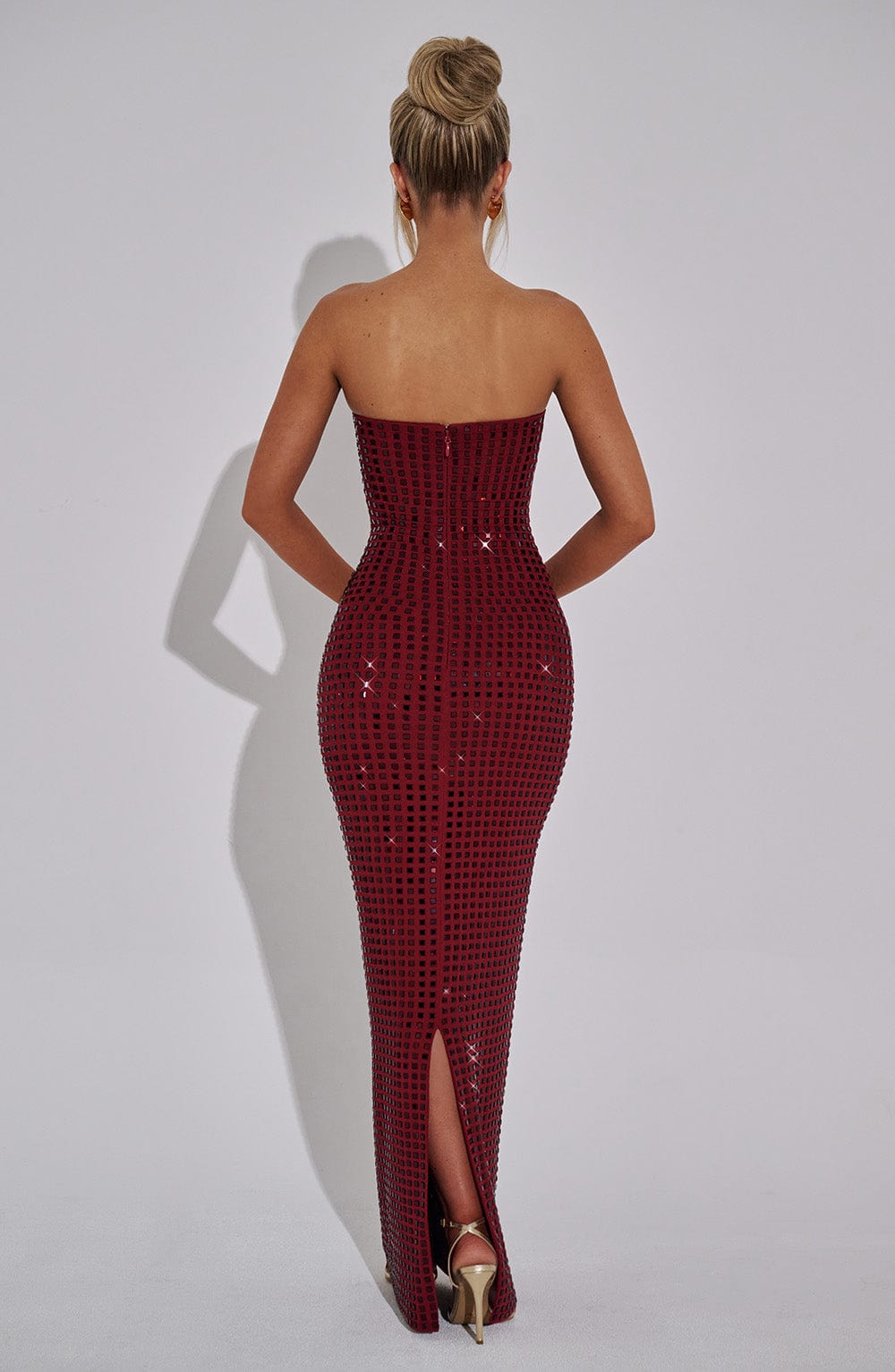 Neriah Maxi Dress - Wine - Napalia
