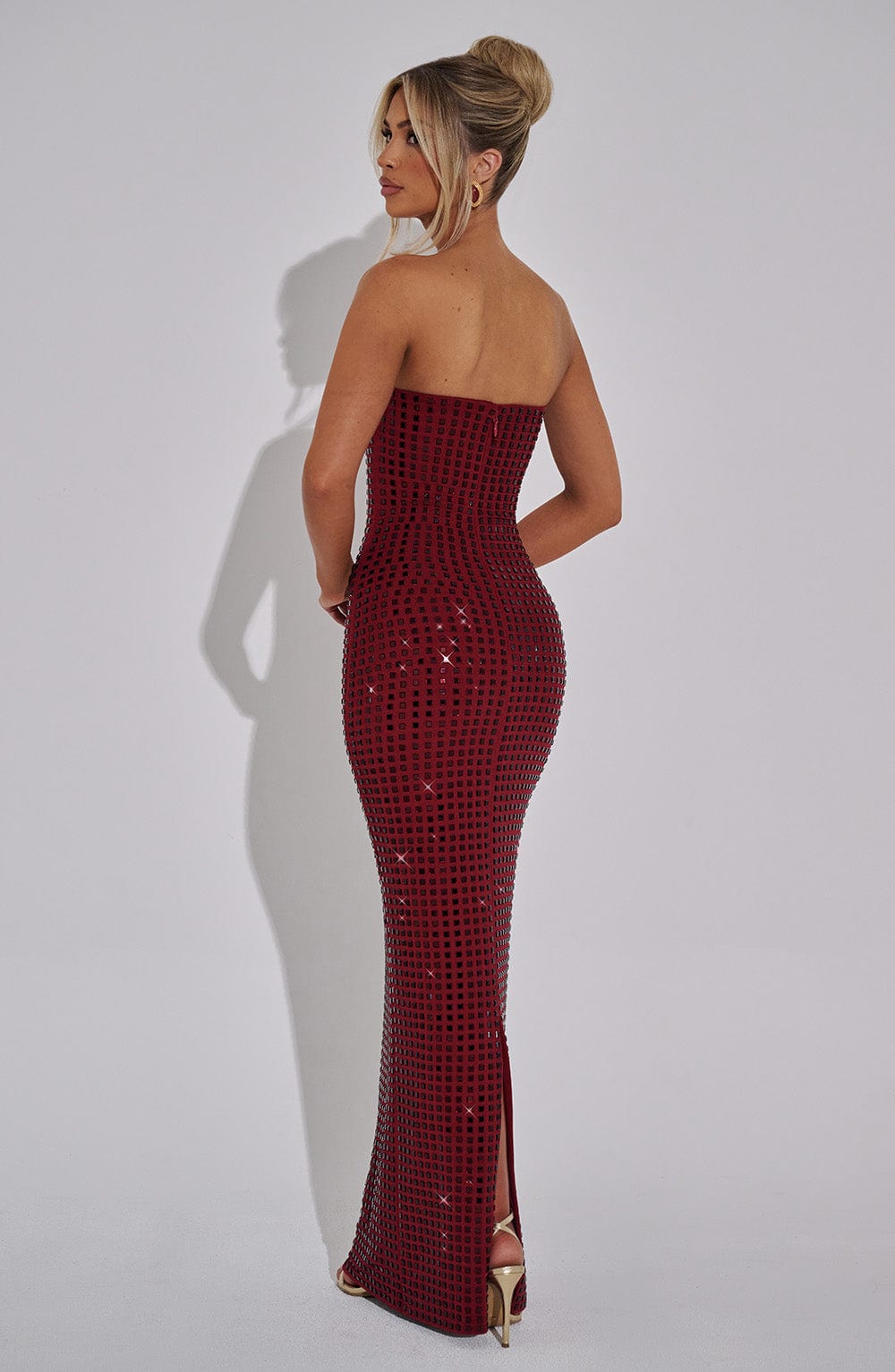 Neriah Maxi Dress - Wine - Napalia