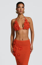 Nerida Maxi Skirt - Orange - Napalia