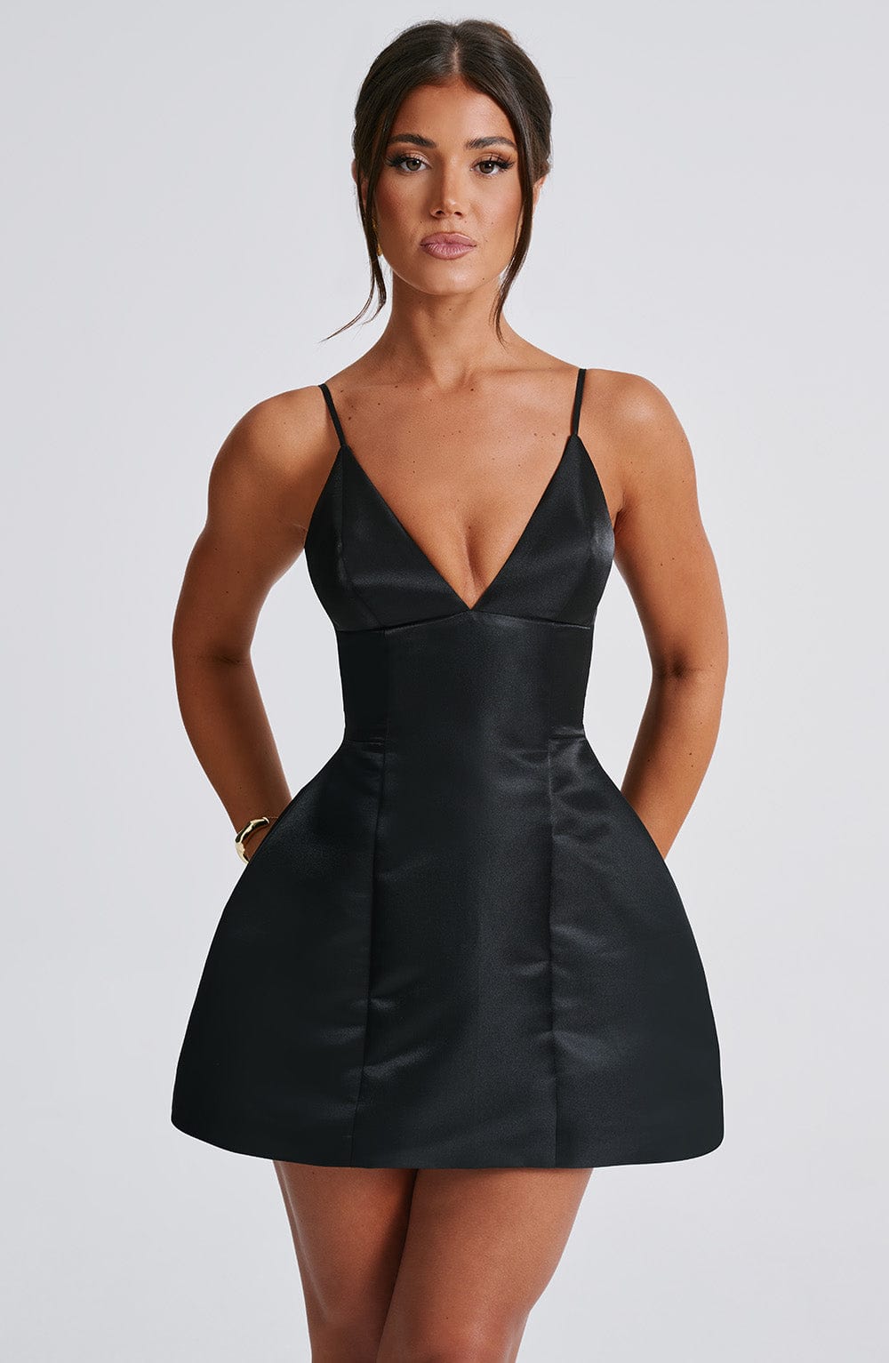 Nicole Mini Dress - Black - Napalia