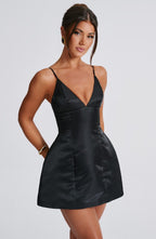 Nicole Mini Dress - Black - Napalia