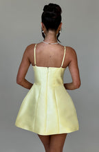 Nicole Mini Dress - Lemon - Napalia