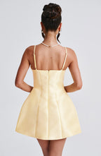 Nicole Mini Dress - Lemon - Napalia