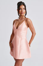 Nicole Mini Dress - Peach - Napalia