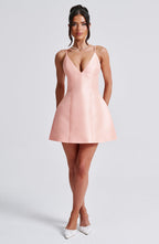 Nicole Mini Dress - Peach - Napalia