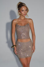 Nora Top - Gold - Napalia