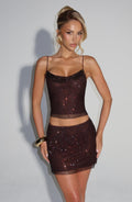 Nora Top - Plum Brown - Napalia