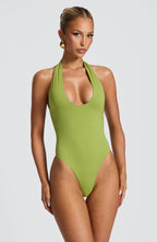 Odele Bodysuit - Olive - Napalia