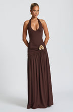 Odele Bodysuit - Plum Brown - Napalia