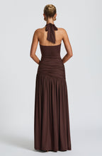 Odele Bodysuit - Plum Brown - Napalia