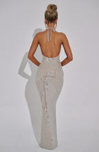 Odessa Maxi Dress - Nude - Napalia