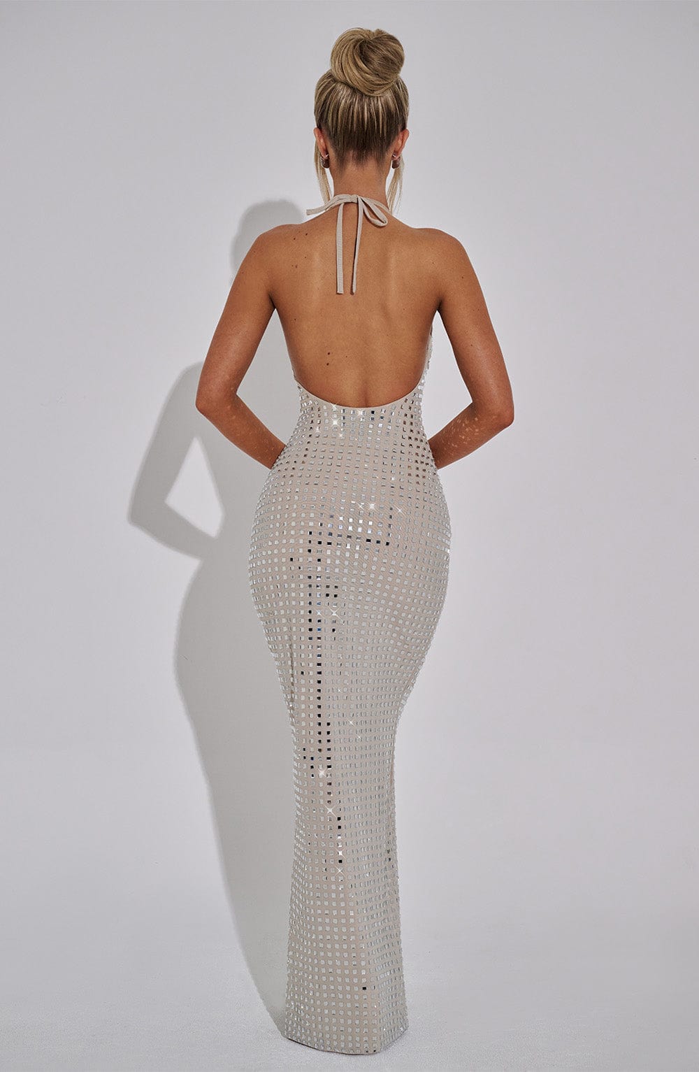 Odessa Maxi Dress - Nude - Napalia