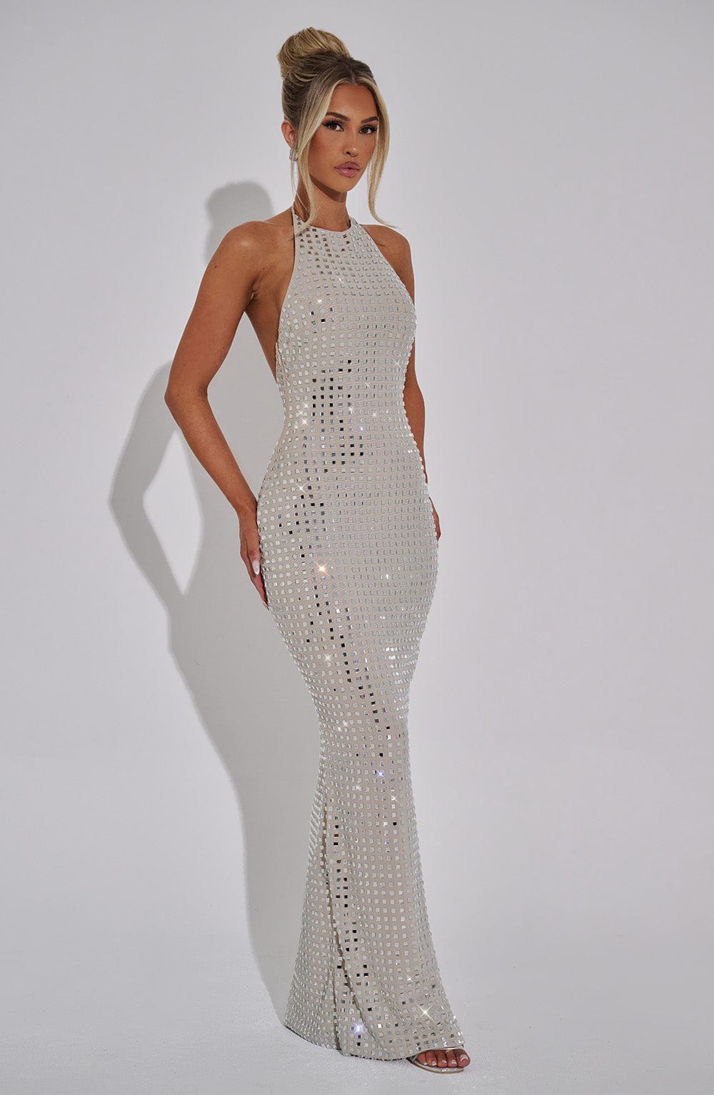 Odessa Maxi Dress - Nude - Napalia