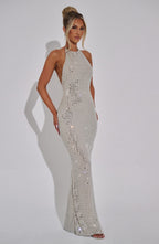 Odessa Maxi Dress - Nude - Napalia