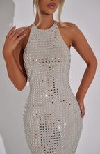 Odessa Maxi Dress - Nude - Napalia