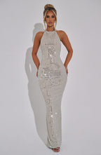 Odessa Maxi Dress - Nude - Napalia